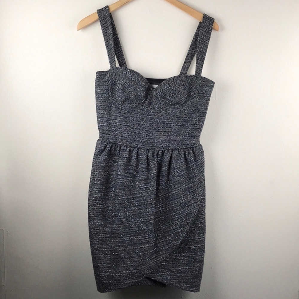 Anthropologie Paper Crown Tweed Dress Size:4